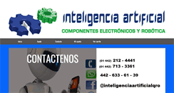 Desktop Screenshot of inteligenciaartificialyrobotica.com