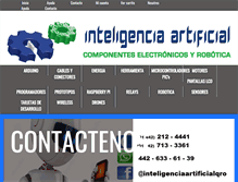 Tablet Screenshot of inteligenciaartificialyrobotica.com